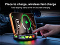 🔥 2026 Upgraded RGB Wireless Charging Car Phone Holder – 360° Rotating