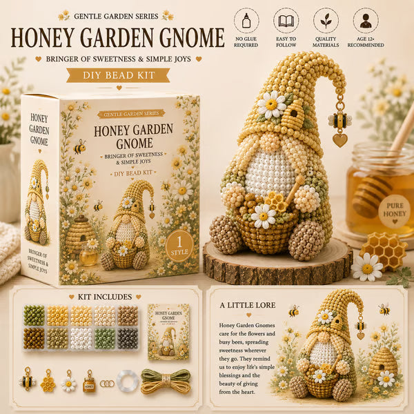 🔥 💕Cozy Gnome DIY Bead Kit Collection– Collect All 12 Gnome