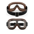 🕶️ OTG Vintage Motorcycle Goggles (Fits Over Glasses)