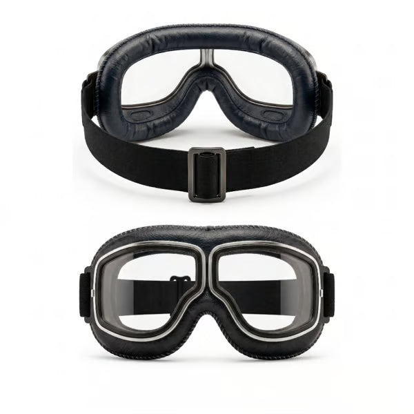 🕶️ OTG Vintage Motorcycle Goggles (Fits Over Glasses)