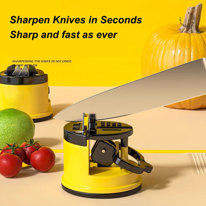 Mini Suction Knife Sharpener – Quick & Easy Kitchen Tool for Effortless Sharpening 🧲