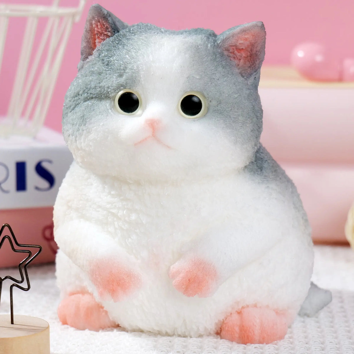Handmade Silicone Squeeze Toy - Cartoon Stress Relief Toys for Autism, Hyperreal Kawaii Simulation Cat/Dog, DIY Unique Gifts, Squishys