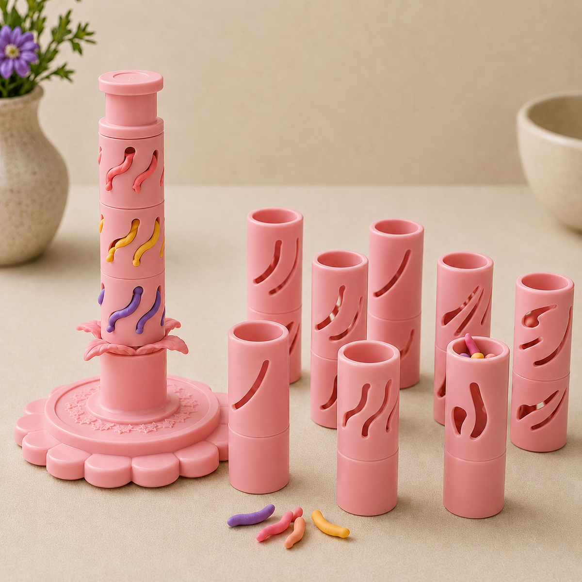 🎉Modular Clay Bloom Maker with 9 Shaping Sleeves