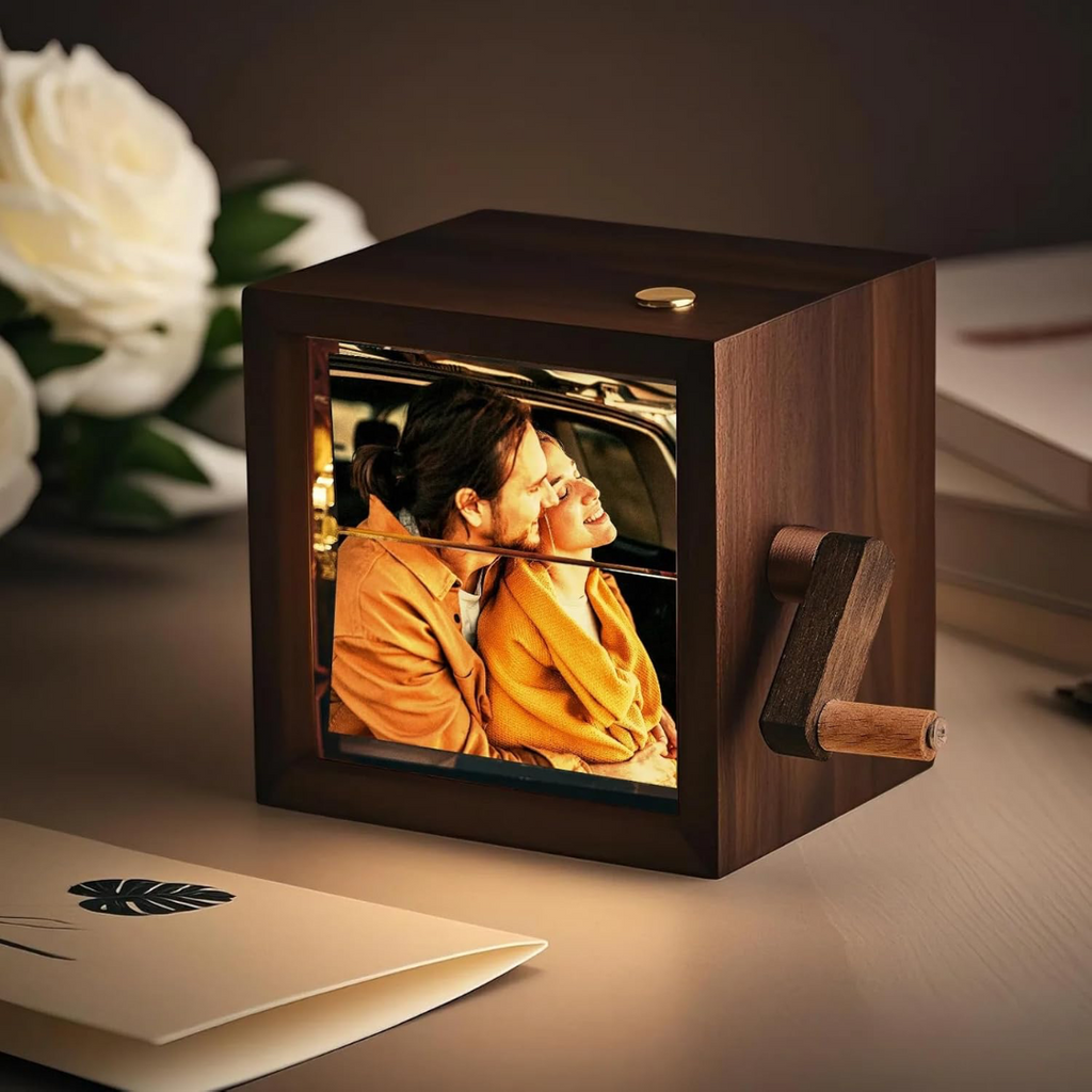 Personalized Hand-Crank Photo Flipbook – Custom Memory Gift