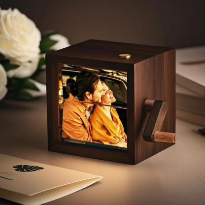 Personalized Hand-Crank Photo Flipbook – Custom Memory Gift