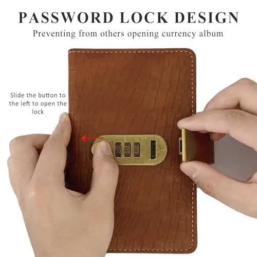 🔥 A6 Lockable Savings Binder – Cash & Document Organizer