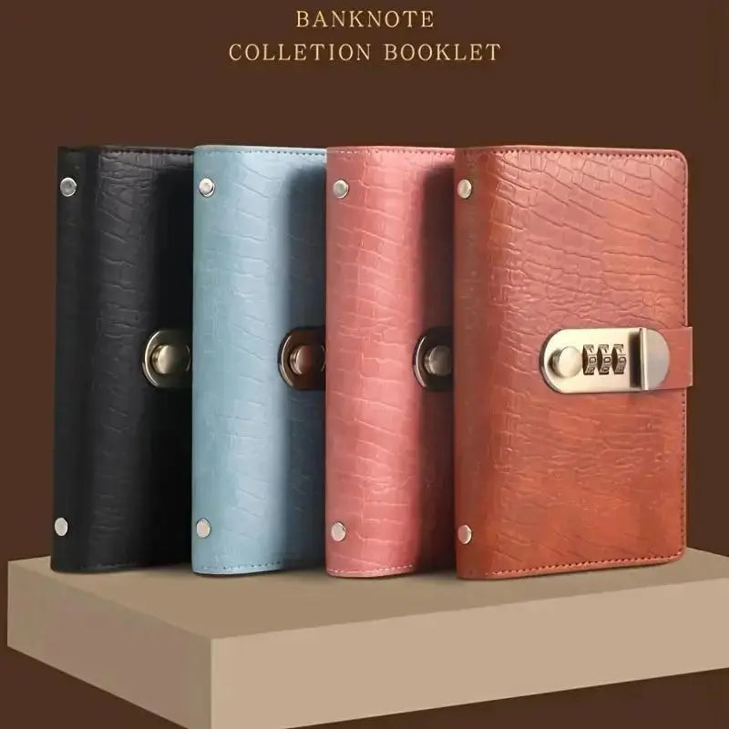 🔥 A6 Lockable Savings Binder – Cash & Document Organizer