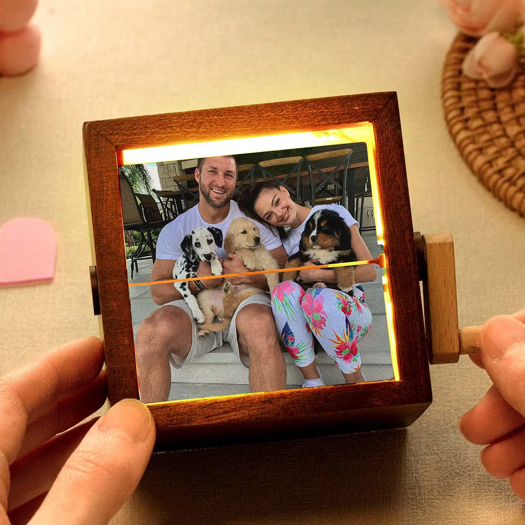 Personalized Hand-Crank Photo Flipbook – Custom Memory Gift
