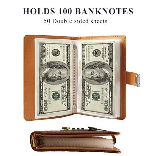 🔥 A6 Lockable Savings Binder – Cash & Document Organizer