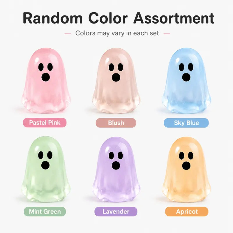 🔥HOT SALE 50% OFF🔥Glow In Dark Cute Ghost Resin Bead Set
