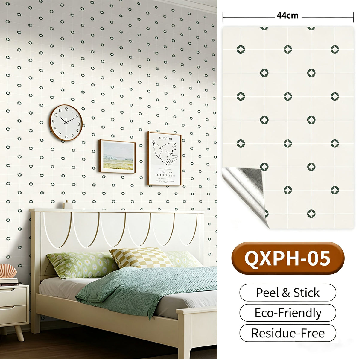 Cottagecore Peel and Stick Wallpaper | Vintage Floral Removable Wall Decor