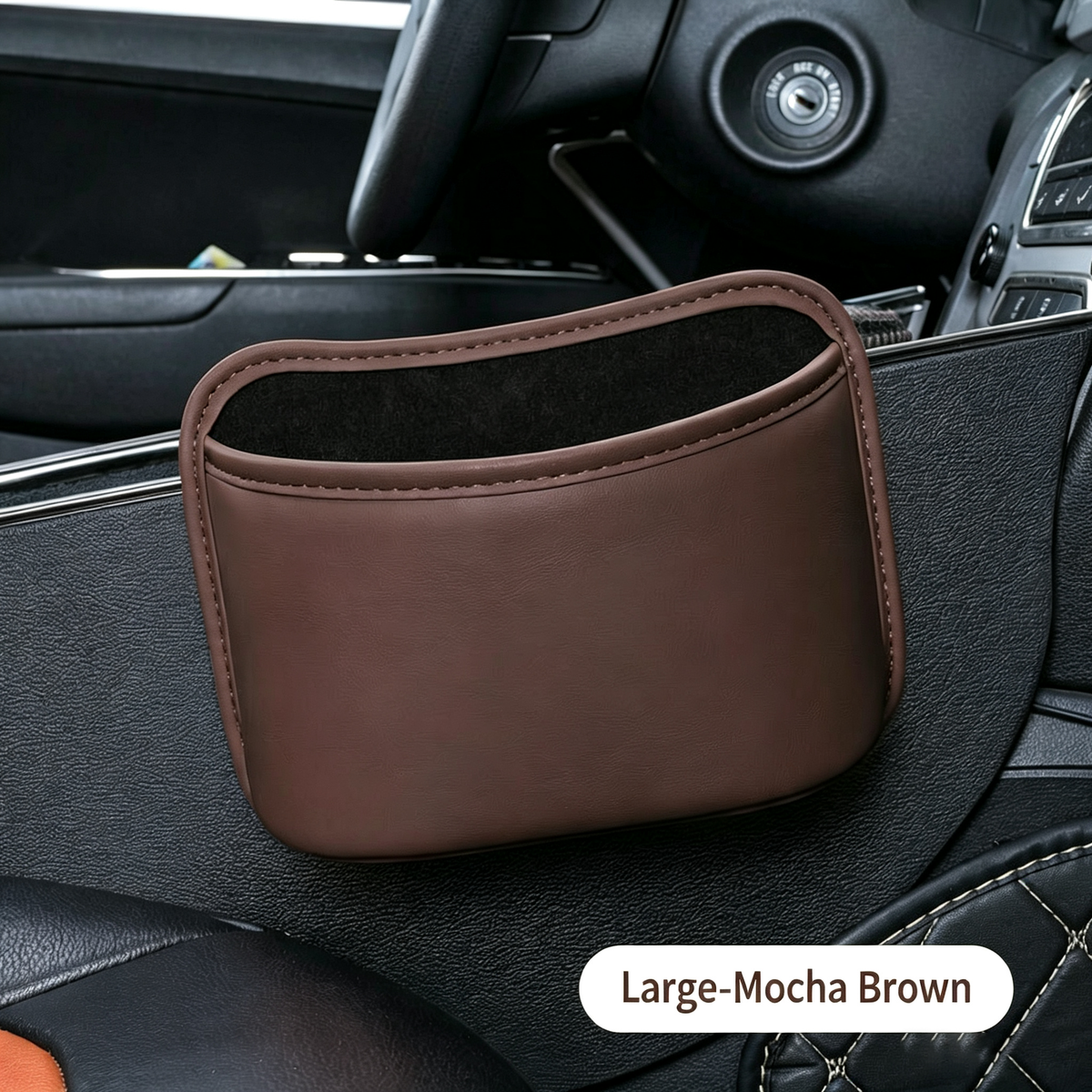 🚗 Clip-On Car Cup Holder & Storage Organizer – No Drilling, Extra Space