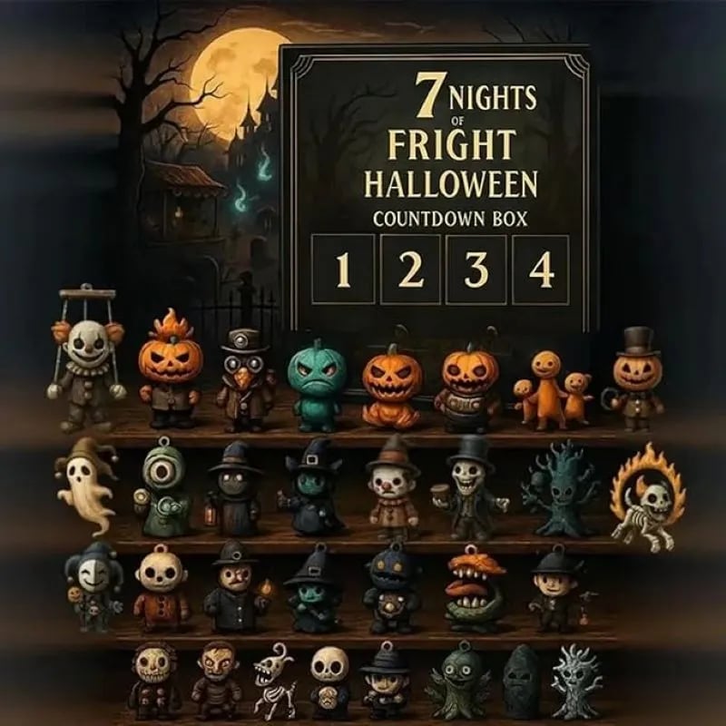 ✨31 Nights of Fright Halloween Countdown Box-Open a surprise box every day!