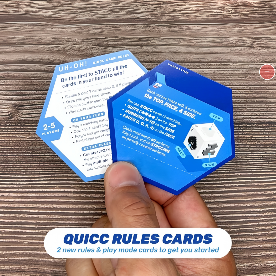 🔥Last Day 50% OFF - ⚡ 3D Energy Edition Card Game | Fast-Paced Stacking Strategy Party Game for Family & Adults Ages 8+