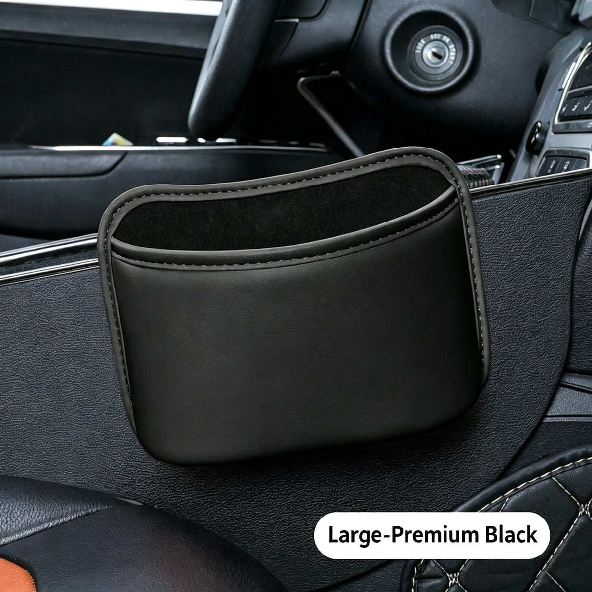 🚗 Clip-On Car Cup Holder & Storage Organizer – No Drilling, Extra Space