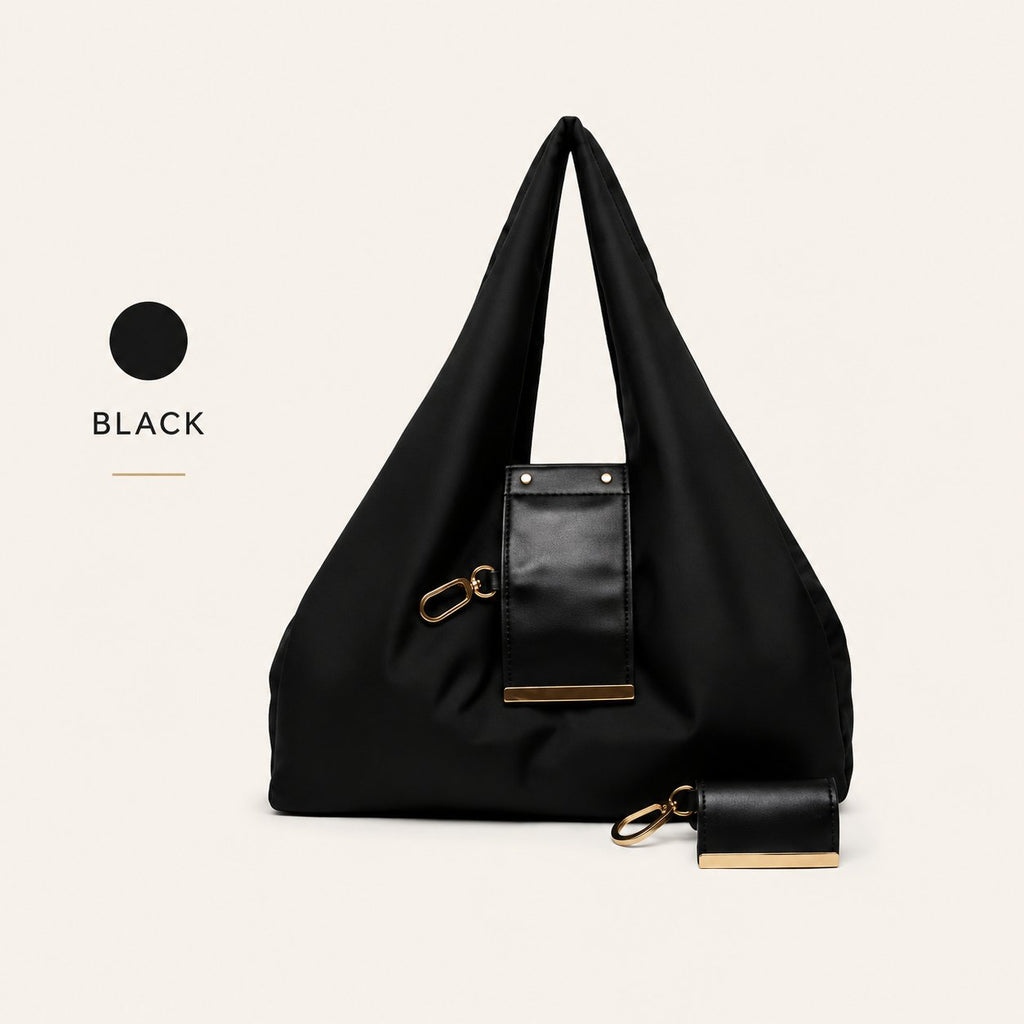Transformable Keychain Tote – From Charm to Full-Size Bag in Seconds
