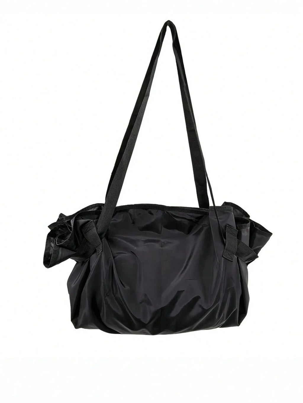 2-in-1 Convertible Tote Bag and Picnic Blanket, Water Resistant Oxford Fabric Reusable Pull-Strap Carryall