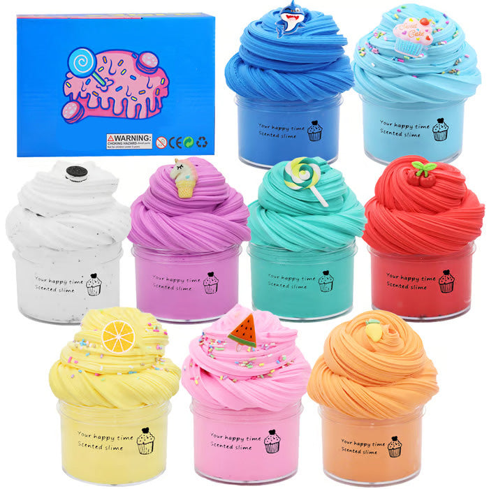 Super Clay Slime DIY Soft & Squishy Clay Scented Slime Sensory Clay