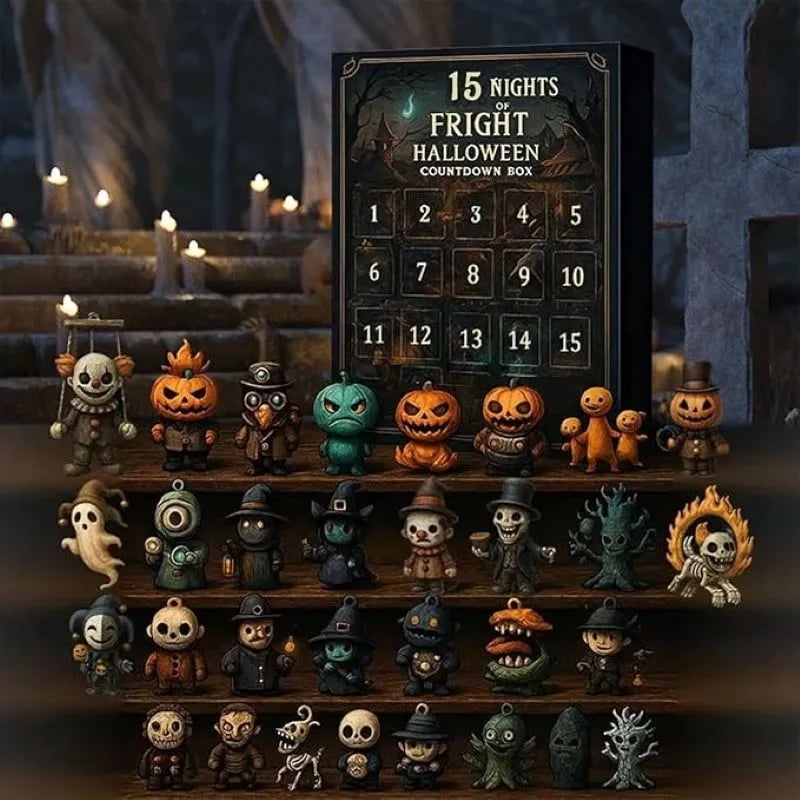 ✨31 Nights of Fright Halloween Countdown Box-Open a surprise box every day!