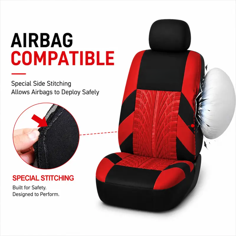 🚗 Universal 5-Seat Car Seat Covers – Breathable Washable Full Set