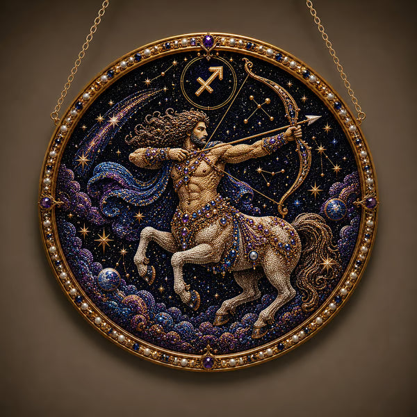 🔥Last Day 49% OFF - 12 Zodiac Signs Pearl Art Kit ♈🌙