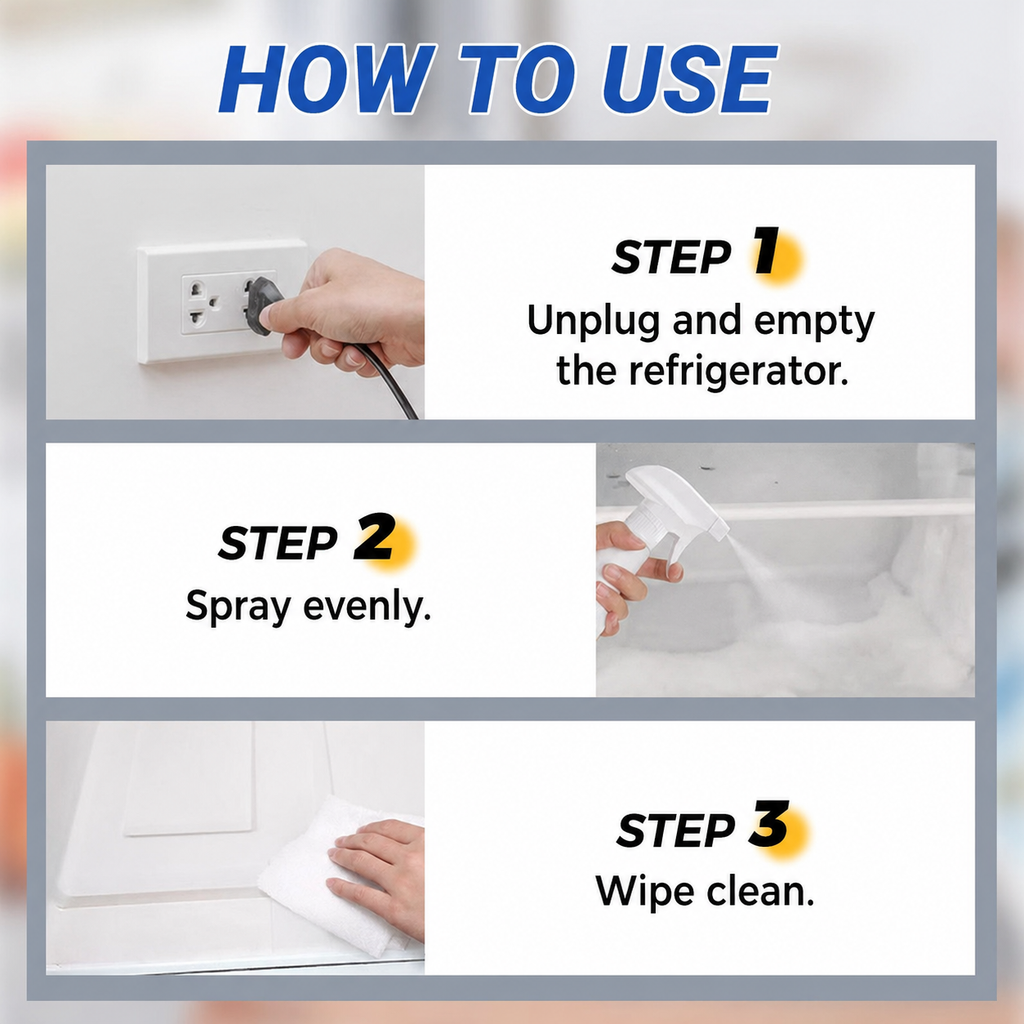 【🔥】🧊Defrost Spray for Fridge-Freezer