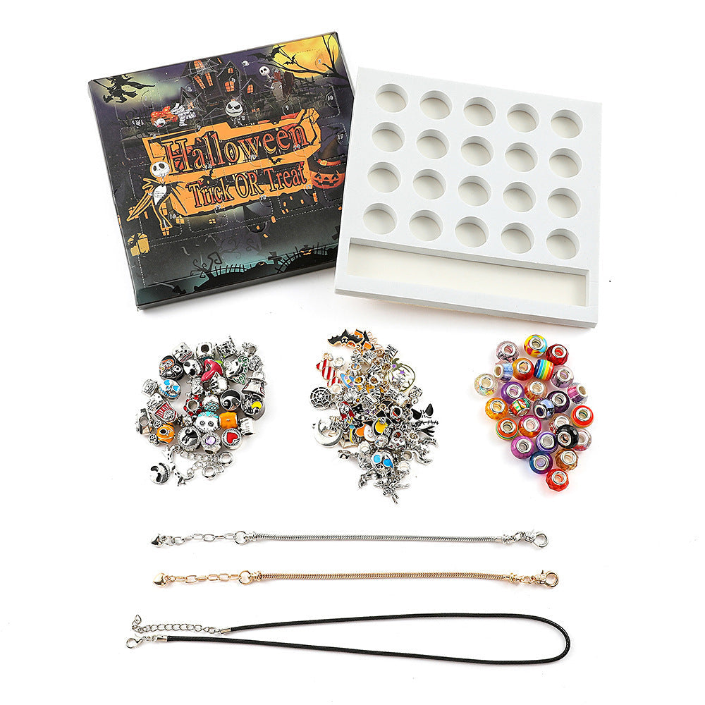 🎃Halloween Calendar | DIY Charm Bracelet & Necklace Kit for Kids👻