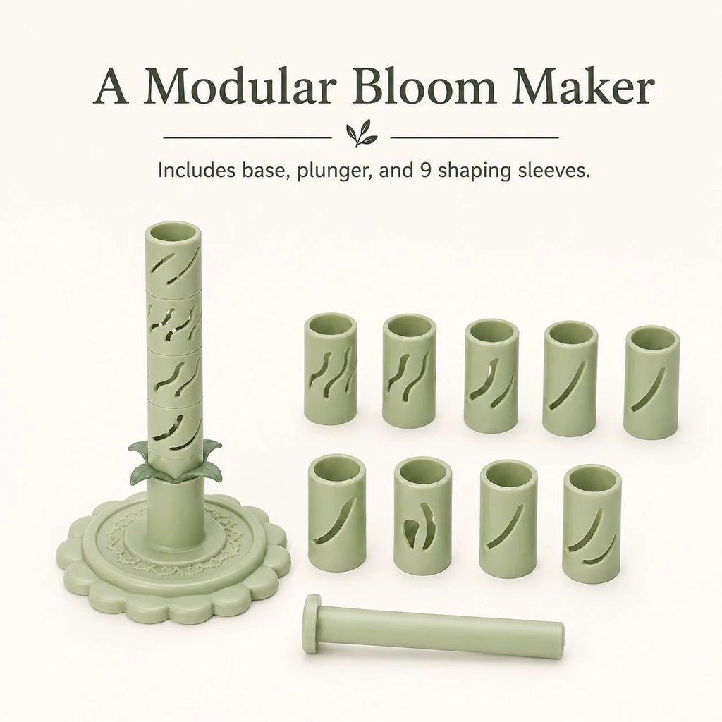 🎉Modular Clay Bloom Maker with 9 Shaping Sleeves