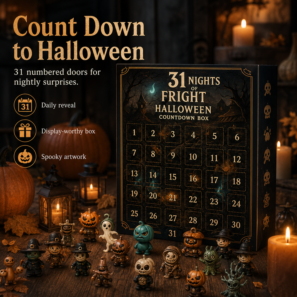 ✨31 Nights of Fright Halloween Countdown Box-Open a surprise box every day!