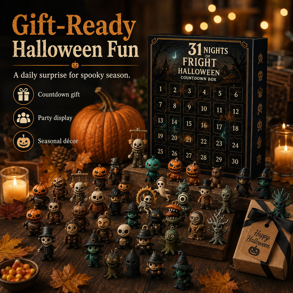 ✨31 Nights of Fright Halloween Countdown Box-Open a surprise box every day!