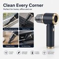 Household portable handheld vacuum cleaner for window gaps and hair dryer