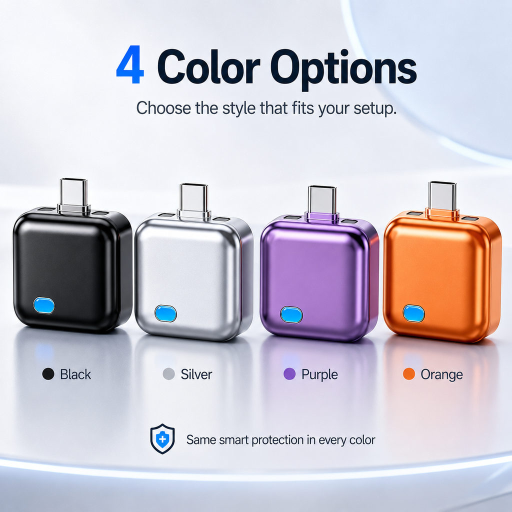 140W Type-C Automatic Charging Stopper - Multifunction Adapter Chargers with 240W Data Cable