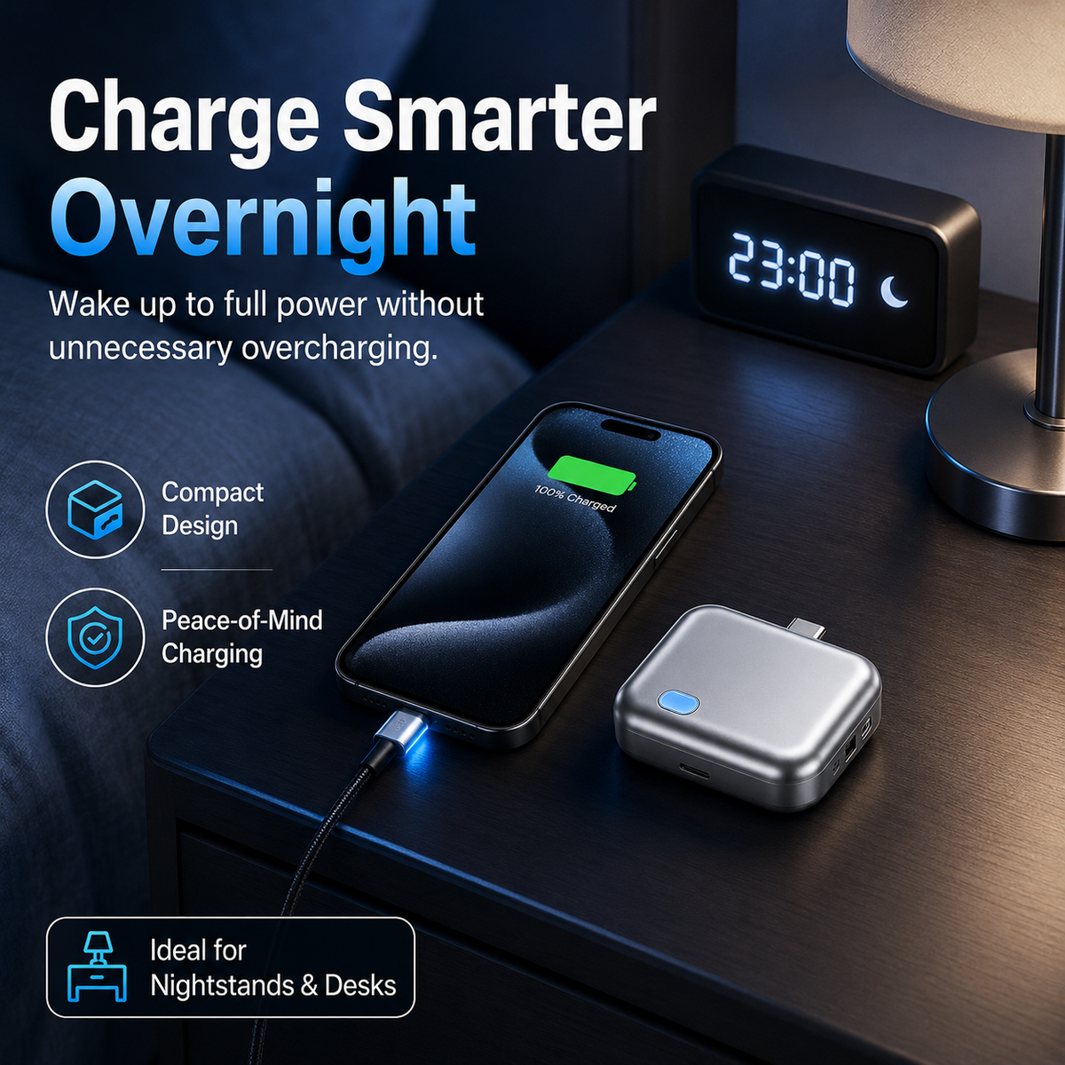 140W Type-C Automatic Charging Stopper - Multifunction Adapter Chargers with 240W Data Cable