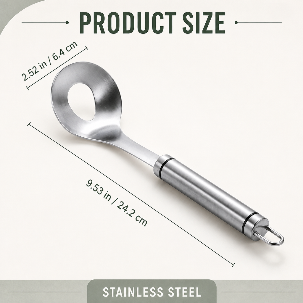 🥩 Stainless Steel Meatball Maker Spoon with Scoop 🥄