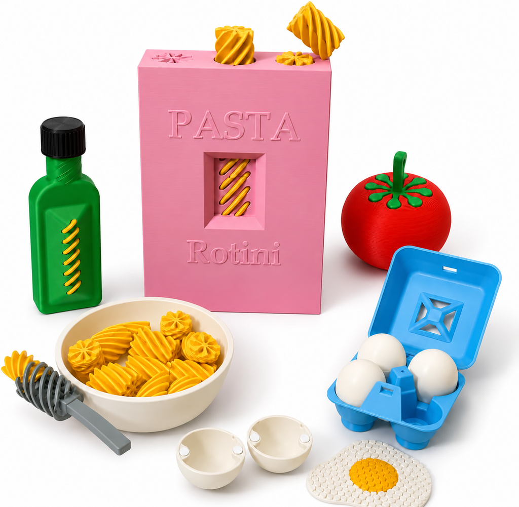 🍝3D Pretend Food Play Set🍅 – Interactive Pasta Kitchen Toys