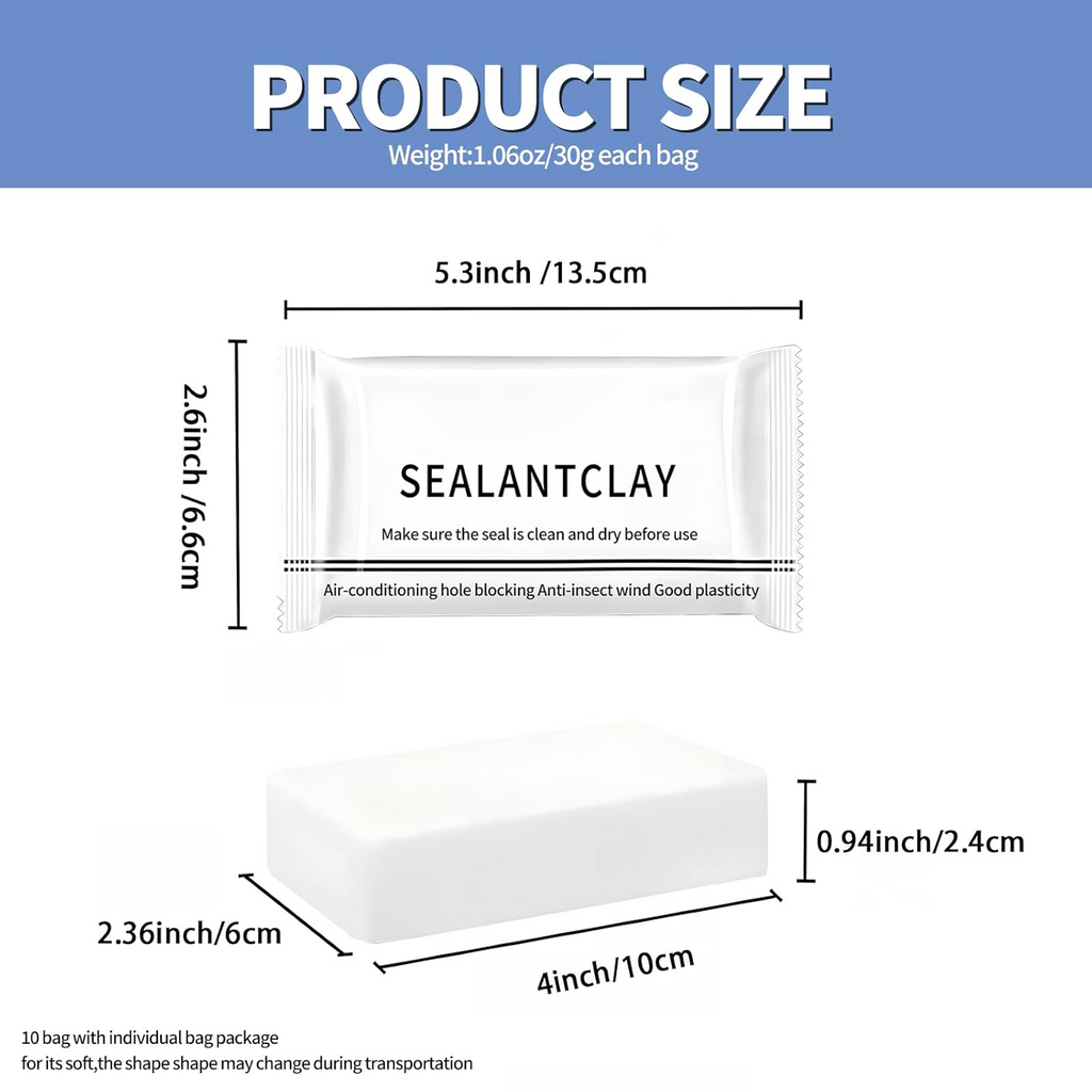 🛠️ 6-Pack Waterproof Sealing Putty – Moldable Repair Clay