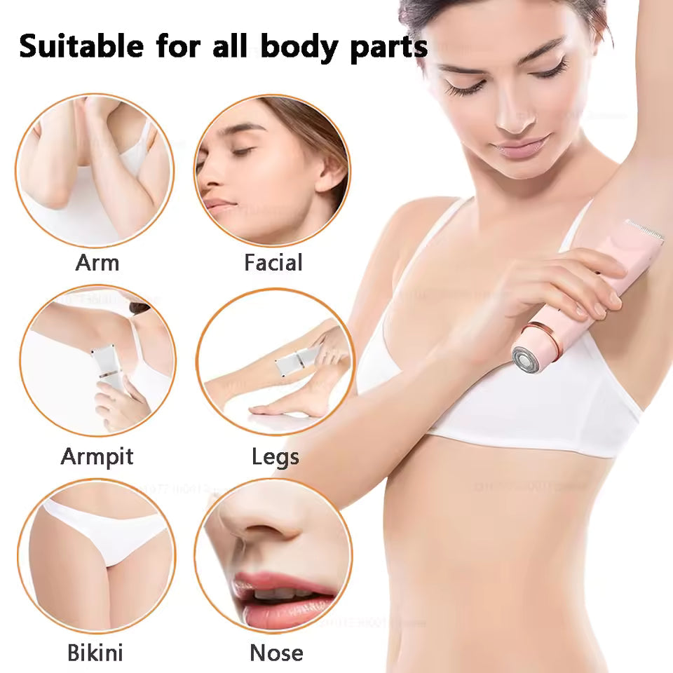 2-in-1 Women's Electric Shaver & Epilator