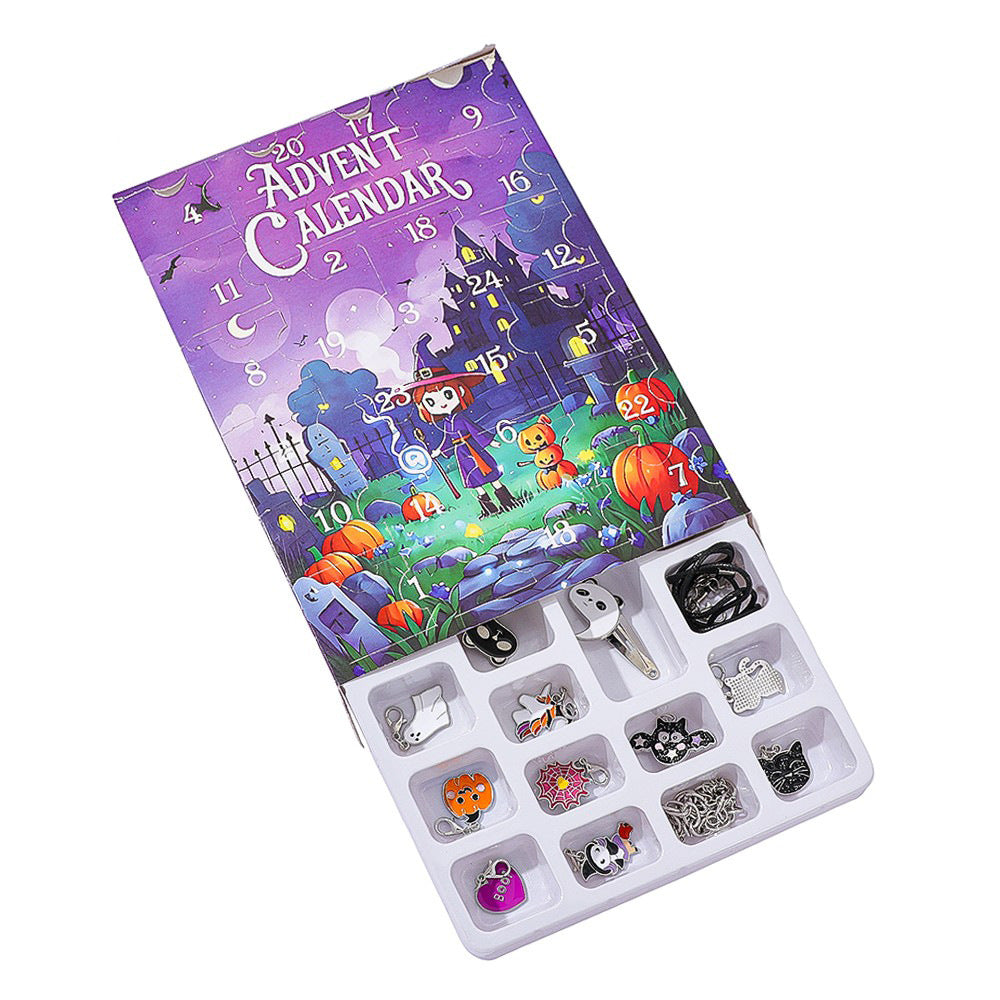🎃Halloween Calendar | DIY Charm Bracelet & Necklace Kit for Kids👻