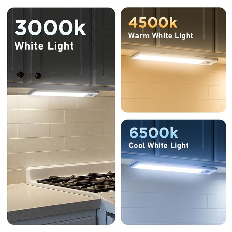 Last Day Promotion!💡Punch-free Smart Sensor Magnetic Rechargeable LED Lights✨