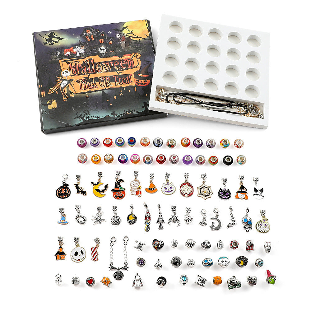 🎃Halloween Calendar | DIY Charm Bracelet & Necklace Kit for Kids👻