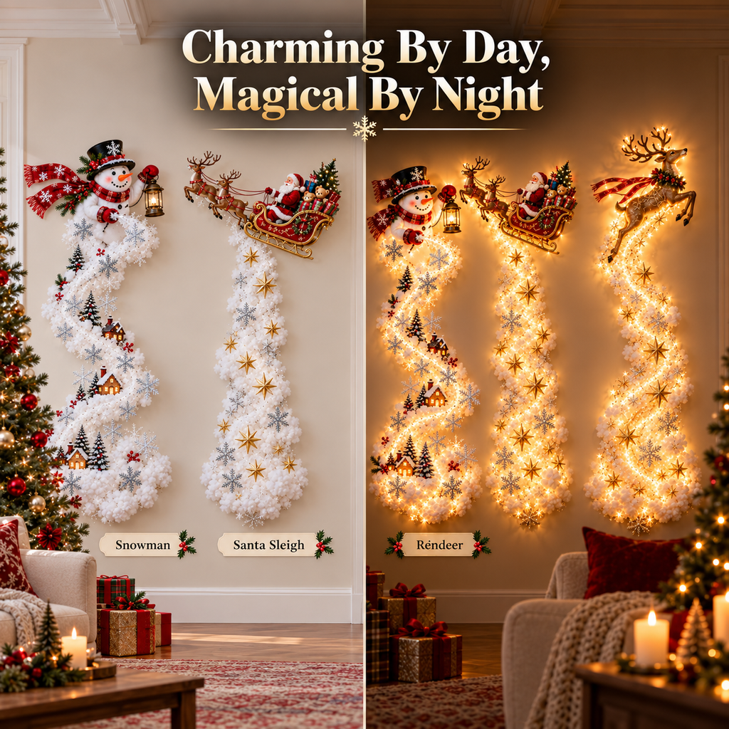 ✨Christmas Magic Trail Wall Light - A Little Christmas Magic, Right on Your Wall✨