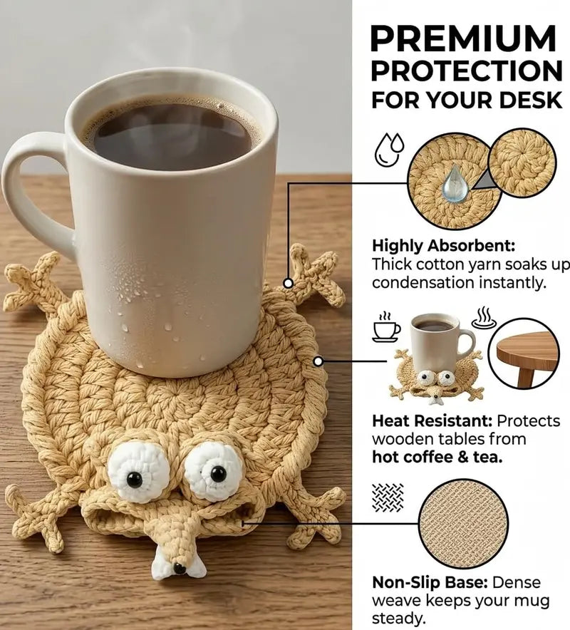 4in1 derpy friends coaster bundle pattern - mincrochets