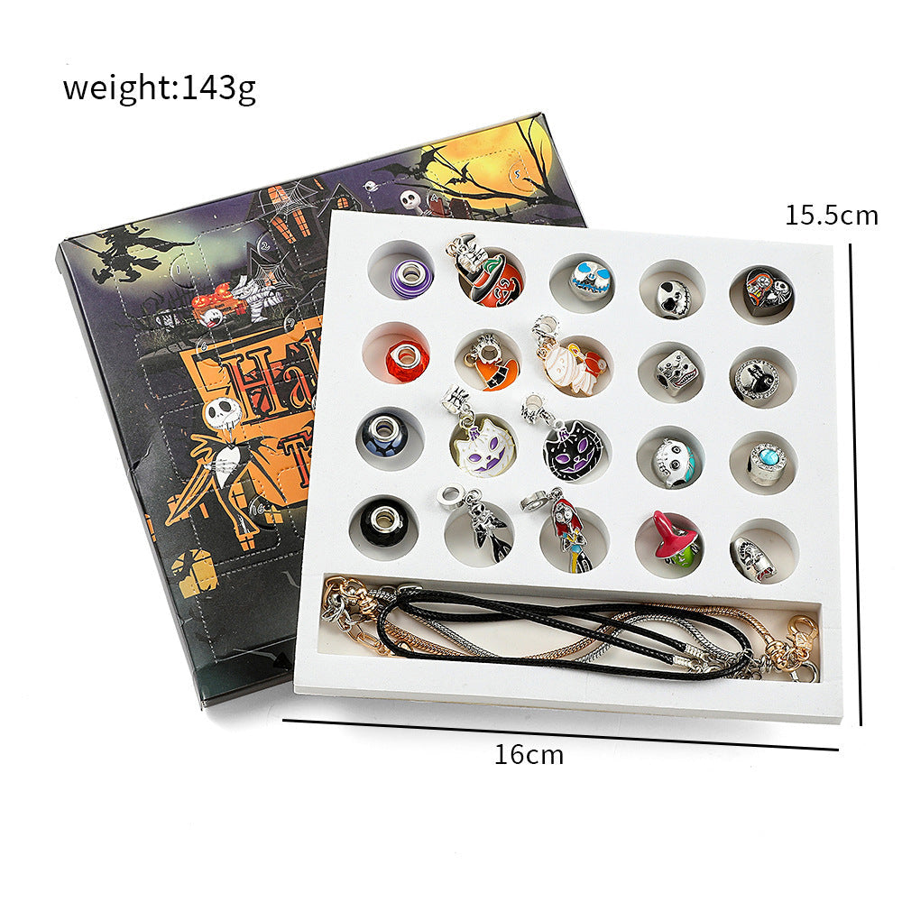 🎃Halloween Calendar | DIY Charm Bracelet & Necklace Kit for Kids👻