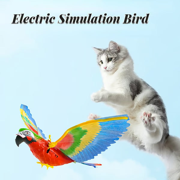 ⚡Automatic Moving Simulation Bird Interactive Cat Toy for Indoor Cats