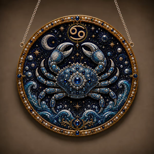 🔥Last Day 49% OFF - 12 Zodiac Signs Pearl Art Kit ♈🌙