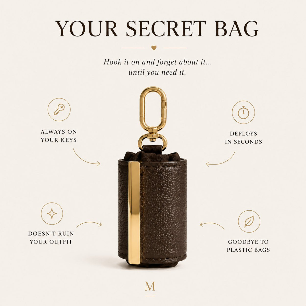 Transformable Keychain Tote – From Charm to Full-Size Bag in Seconds