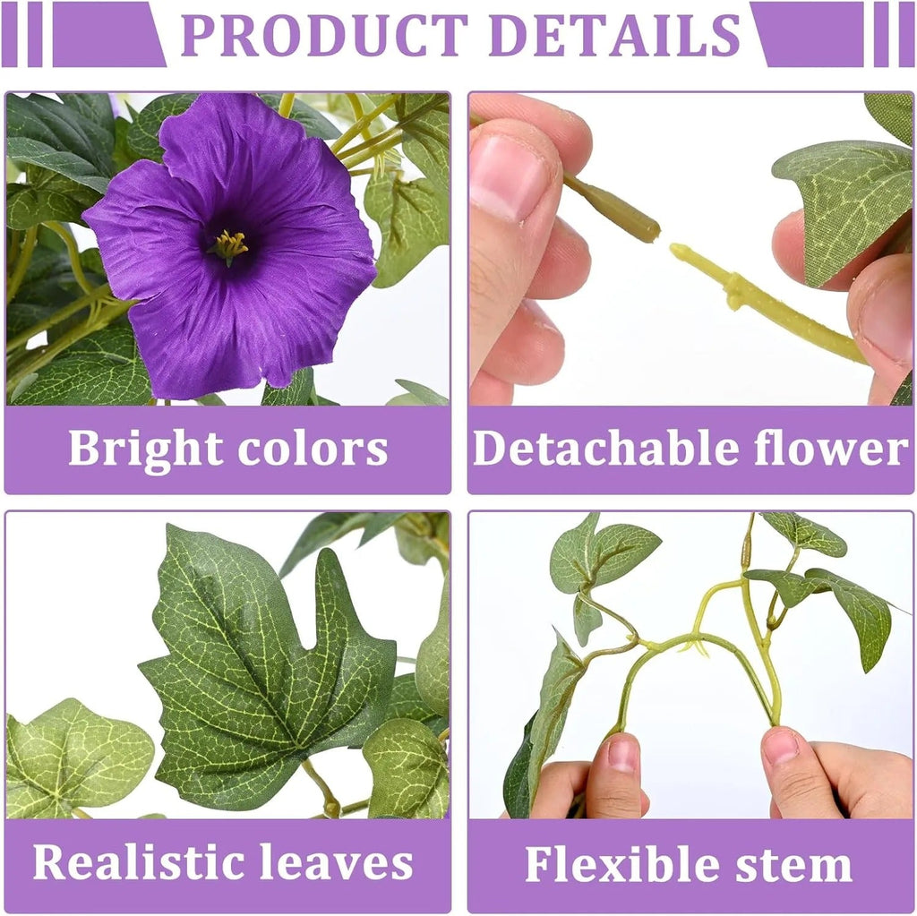💥Limited stock 🌼 Fade-Proof, UV-Resistant Artificial Petunias – Vibrant, Colorfast Outdoor Flowers for Patio & Garden