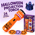 🎃 Halloween Projection Flashlight for Kids – 24 Spooky Images