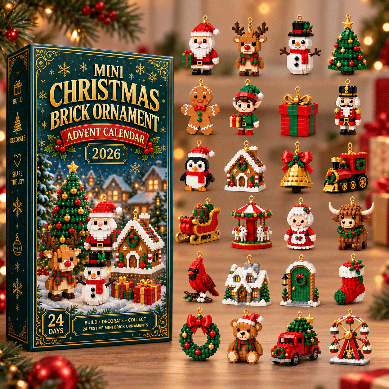🎄🎁 Christmas Preview Sale – 24-Day Build & Hang Advent Calendar – Build & Hang🧱