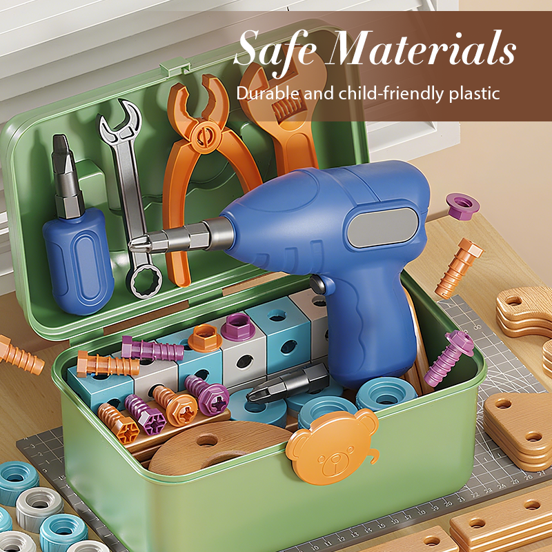 🧰 50% OFF🧩 Children's tool kit, fun DIY, develops children's practical skills🎪🔩